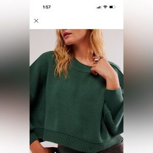 Free people easy street crop color Black Forest